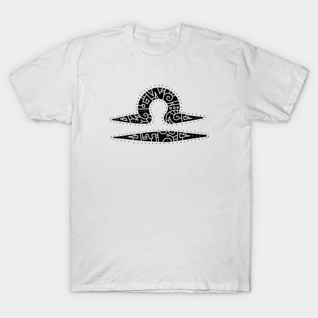 Libra Symbol T-Shirt by OsFrontis